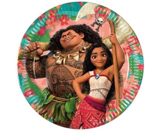 Talerzyki papierowe Moana 20cm 8szt