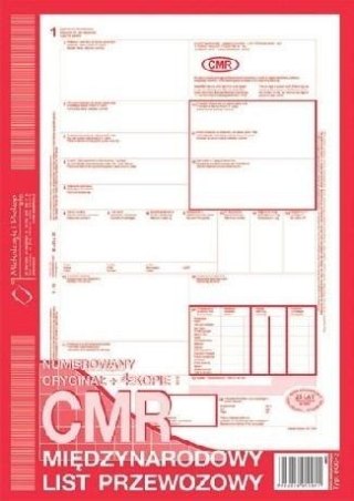 CMR Międzynarodowy list przewozowy 800-2
