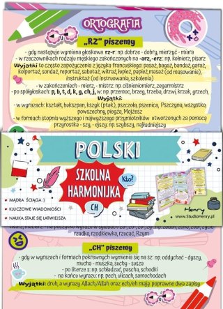Ściąga harmonijka j. polski - interpunkcja B6