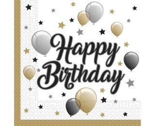 Serwetki papierowe Happy Birthday 33x33 20szt