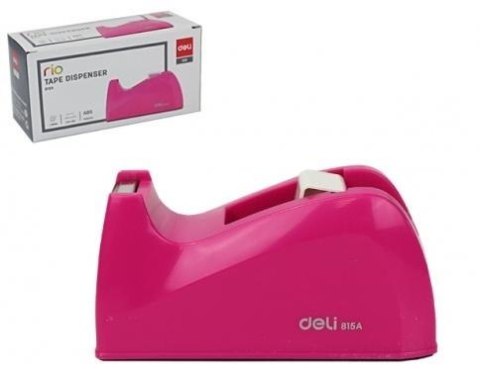 Podajnik do taśmy klejącej Rio różowy DELI