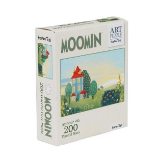 Puzzle artystyczne muminki zielone 200el