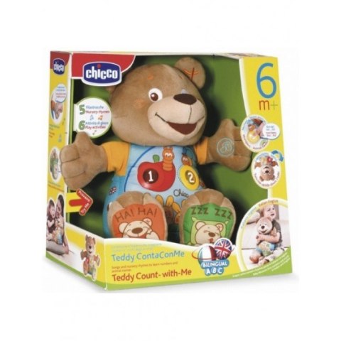 CHICCO 60014 Miś licz ze mną polsko - angielski CHICCO 60014 Miś licz ze mną polsko - angielski