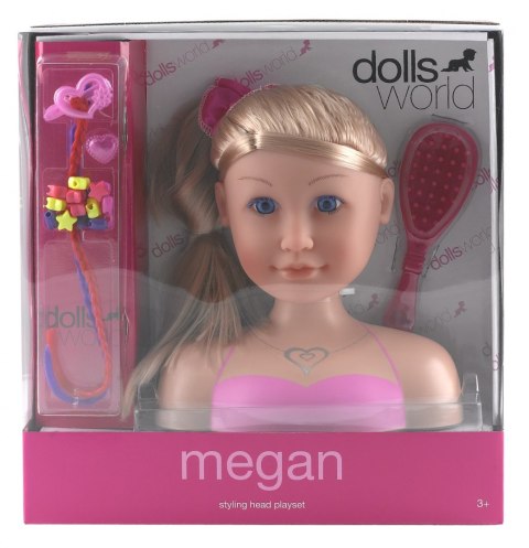 DOLLS WORLD 08730 GŁOWA DO STYLIZACJI MEGAN DOLLS WORLD 08730 GŁOWA DO STYLIZACJI MEGAN