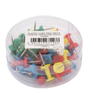 Pinezki tablicowe 50 sztuk D.RECT