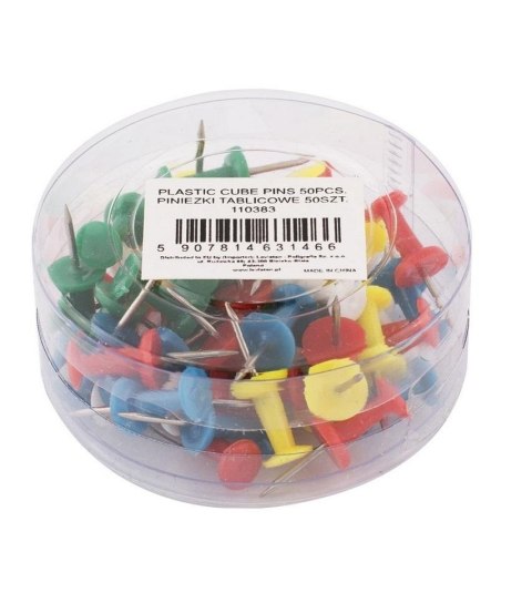 Pinezki tablicowe 50 sztuk D.RECT