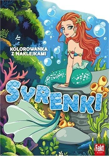 Syrenki. Kolorowanka z naklejkami