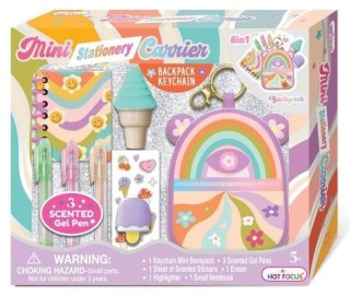 Zestaw miniaturek z mini-plecaczkiem Kwiaty