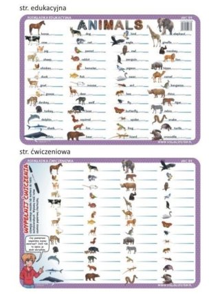 Podkładka edu. 04 - Animals - język angielski