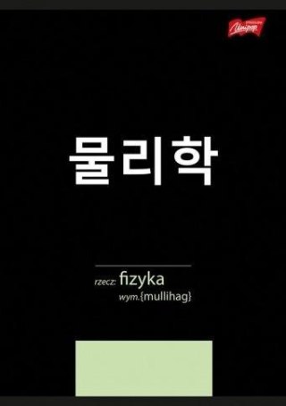 Zeszyt A5/60K kratka Fizyka ze ściągą (10szt)