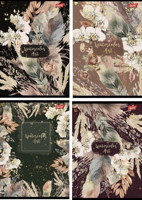 Zeszyt A5/60K kratka Watercolor Art (10szt)