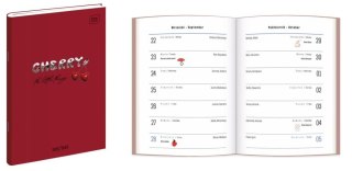 Kalendarz szkolny 2025/2026 B6 48 Cherry