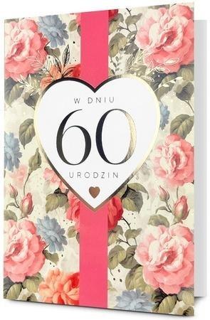 Karnet B6 Urodziny 60