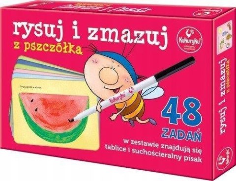 Rysuj i zmazuj z pszczółką 61984 Rysuj i zmazuj z pszczółką 61984