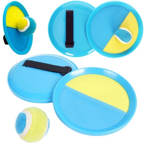 Catch ball na rzepy zółto-niebieski