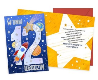 Karnet Urodziny 12