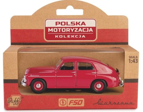 Kolekcja PRL Warszawa M20 bordowa