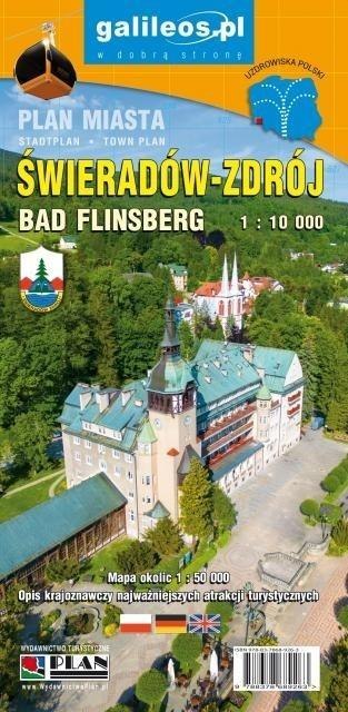 Plan miasta - Świeradów-Zdrój 1:10 000