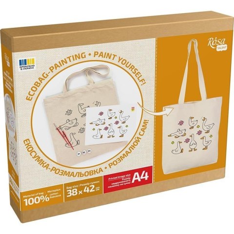 Torba do malowania Geese 38x42cm