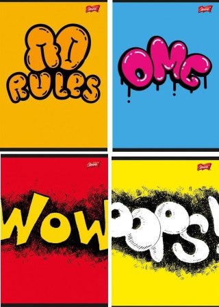 Zeszyt A5/60K kratka Street Art (10szt)