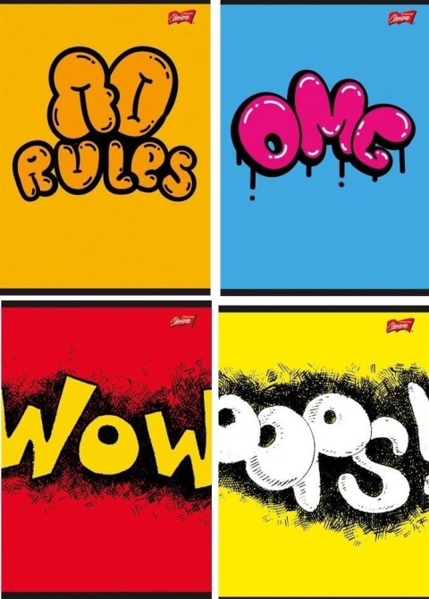 Zeszyt A5/60K kratka Street Art (10szt)