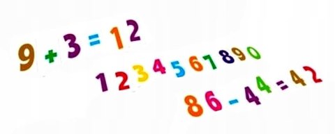 Cyferki magnetyczne na lodówkę 11326 Cyferki magnetyczne na lodówkę 11326