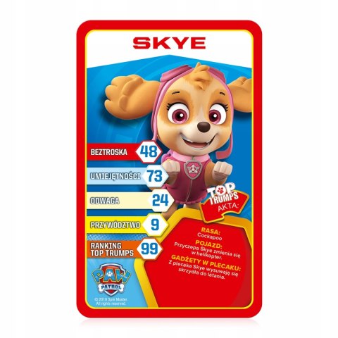 TopTrumps Bitwa gra karciana Psi Patrol 00543