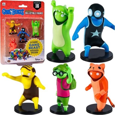 Gang Beasts Zestaw Figurek S1 5pak 6cm GB2040A Gang Beasts Zestaw Figurek S1 5pak 6cm GB2040A