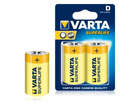 BAT0249 Bateria VARTA R20 SUPERLIFE 2szt./bl. BAT0249 Bateria VARTA R20 SUPERLIFE 2szt./bl.