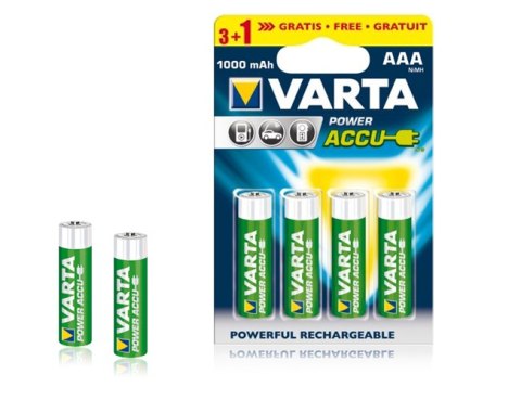 BAT0254 Akumulator VARTA AAA 1000mAh 4szt./bl. BAT0254 Akumulator VARTA AAA 1000mAh 4szt./bl.