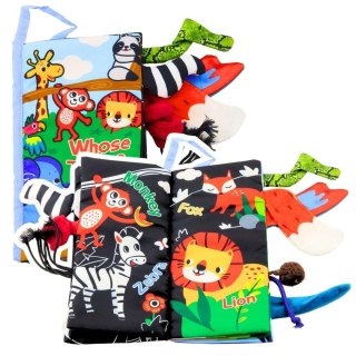 Książeczka szeleszcząca miękka zwierzęta