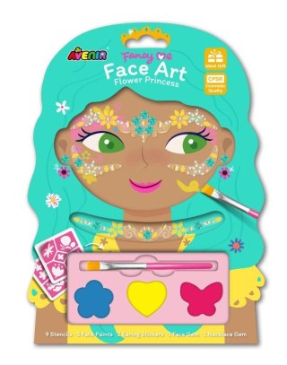 Klejnoty i farby do twarzy Kwiaty