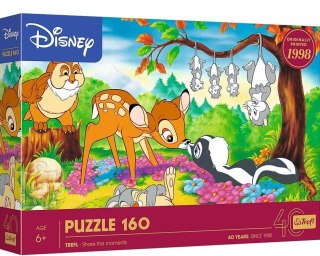 Puzzle 160 Bambi i leśni przyjaciele
