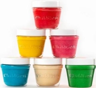 Ciastolina naturalna w słoiczkach 6 kolorów