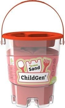 Piasek kinetyczny naturalny czerwony 500g