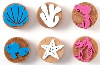 Stemple drewniane syreny 6szt