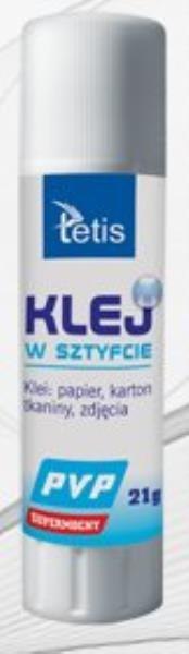ND17_SZ-32200 Klej w sztyfcie 21g PVP p12. TETIS ND17_SZ-32200 Klej w sztyfcie 21g PVP p12. TETIS