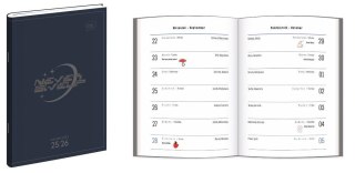 Kalendarz szkolny zeszytowy 25/26 B6/48K Simple