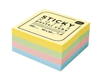 Karteczki samoprzylepne 50x50mm 250K pastel