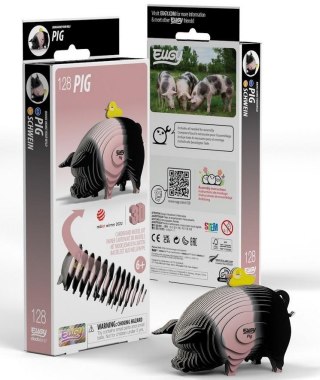 Świnka Eugy. Eko Układanka 3D