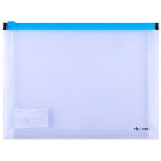 Teczka na suwak A5 PP niebieska DELI