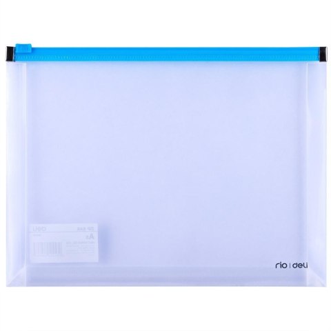 Teczka na suwak A5 PP niebieska DELI