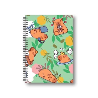 Brulion A5/80K kratka Kapibara łąka PENMATE