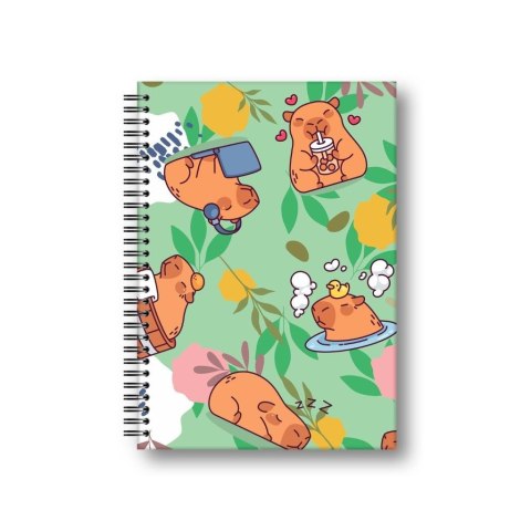 Brulion A5/80K kratka Kapibara łąka PENMATE