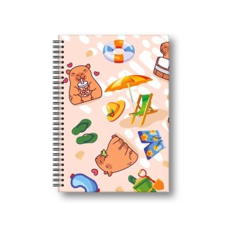 Brulion A5/80K kratka Kapibara plaża PENMATE