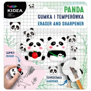 Gumka i temperówka Panda KIDEA