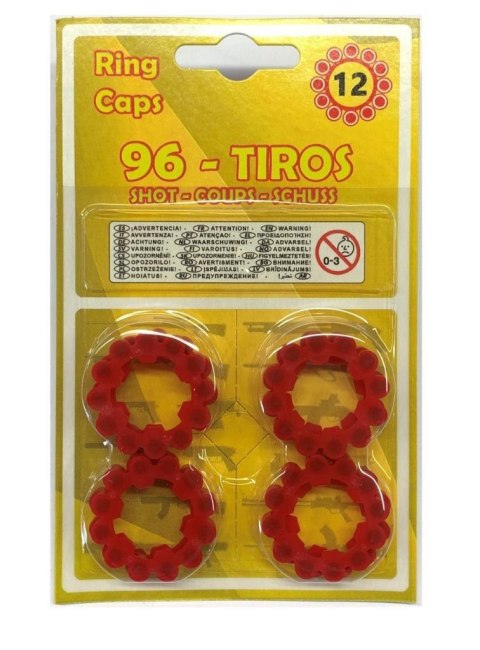 Naboje do bębenka 12-strzał 96szt