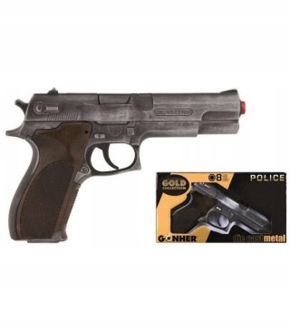 Pistolet metalowy na kapiszony 8 strzałów