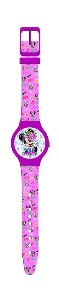 Zegarek analogowy w puszce Minnie