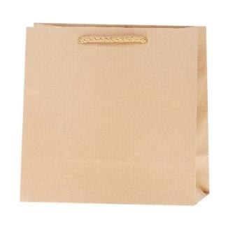 Torebka kraft 90g 16x16x8cm kwadrat ROZETTE